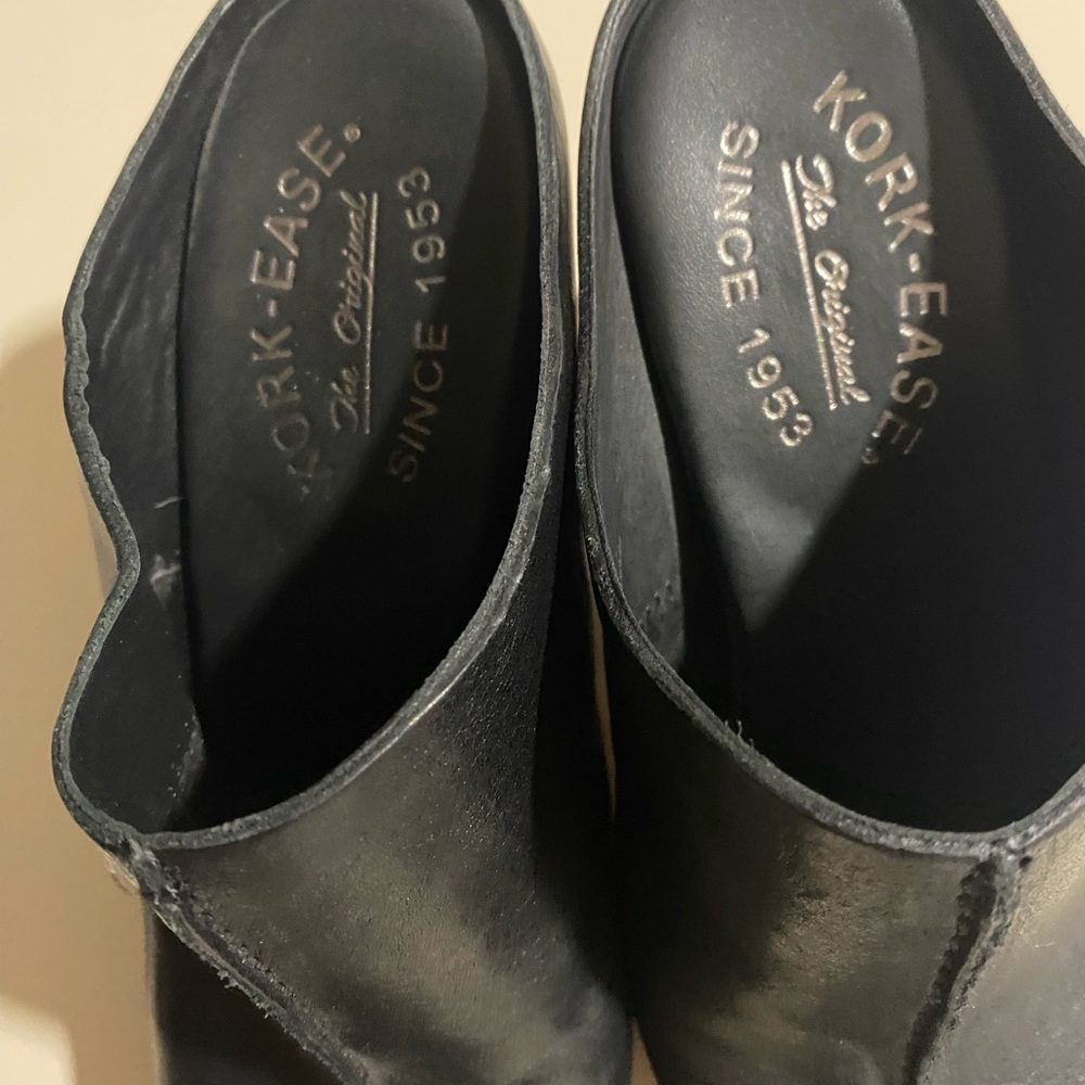 Kork-Ease Women's Black Heeled Boots